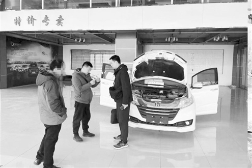 截至目前,淄博警方已抓获以“车商”为首的犯罪嫌疑人7人(警方供图)